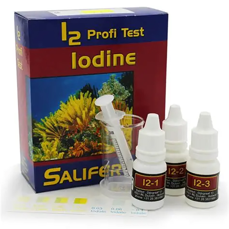 Marine Aquarium Aquascape - Salifert Iodine I2 Profi-Test - High