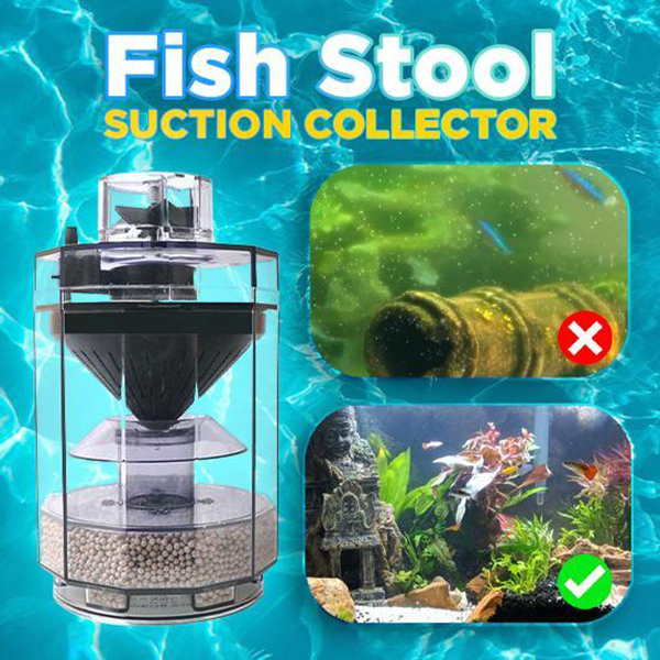 Marine Aquarium Overflow - Fish Tank Waste Collector Transparent Aquarium