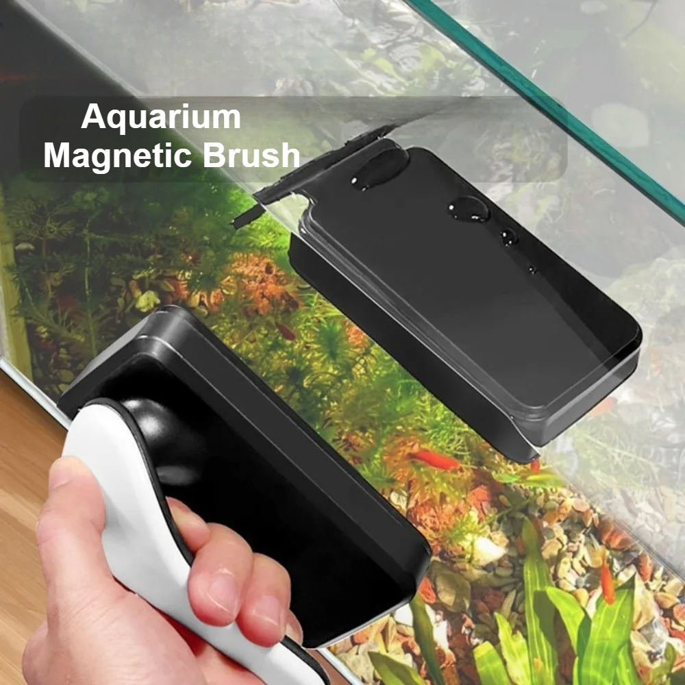 Marine Aquarium Glass Cleaner - Strong Magnetic Aquarium Glass Cleaner –