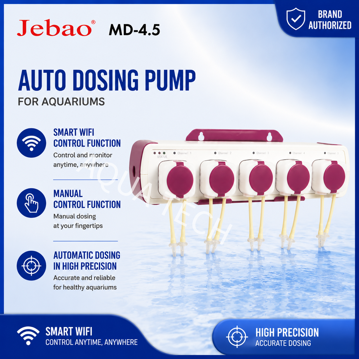 Jebao Jecod Smart Doser MD-4.5 - огляд і ціна Marine Aquarium Reef