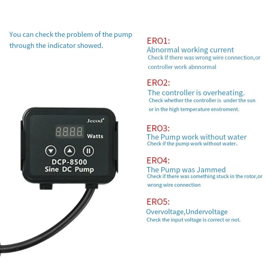 Jebao Jecod DCP 2500/3500/5000 - огляд і ціна Marine Aquarium Reef