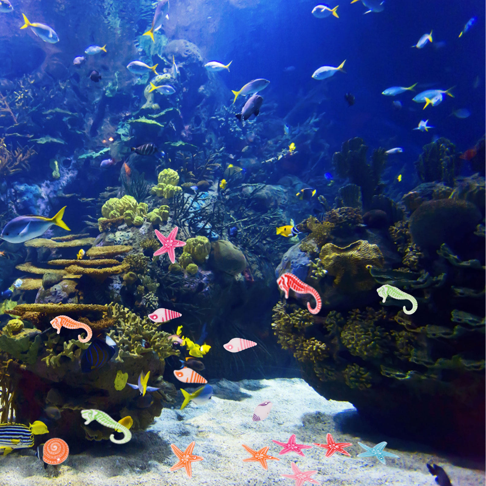 60Pcs Mini Sea Animal Resin Or - огляд і ціна Aquarium Marine Sand