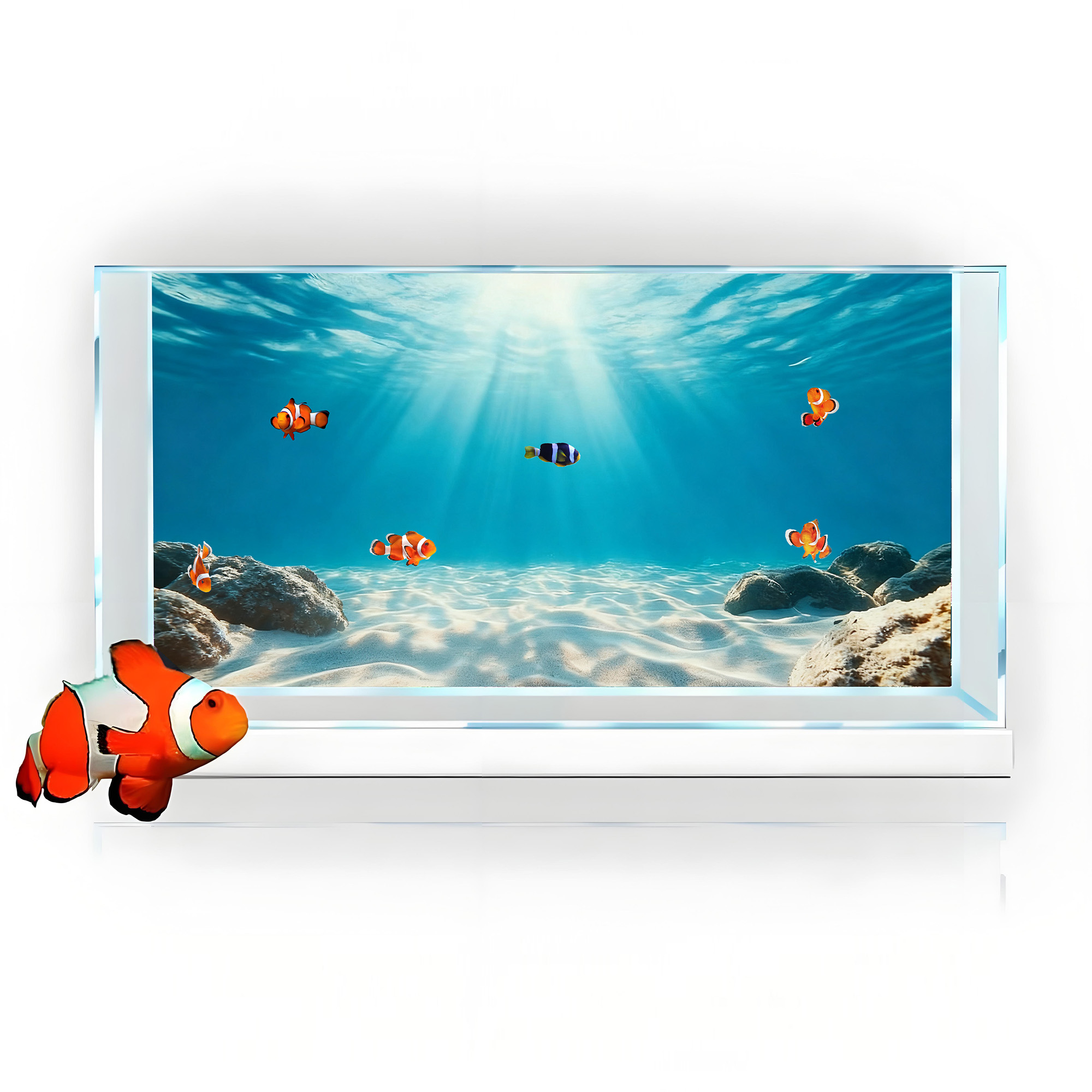 Blue sea clear sand，Fish tank  - огляд і ціна Aquarium Marine Sand