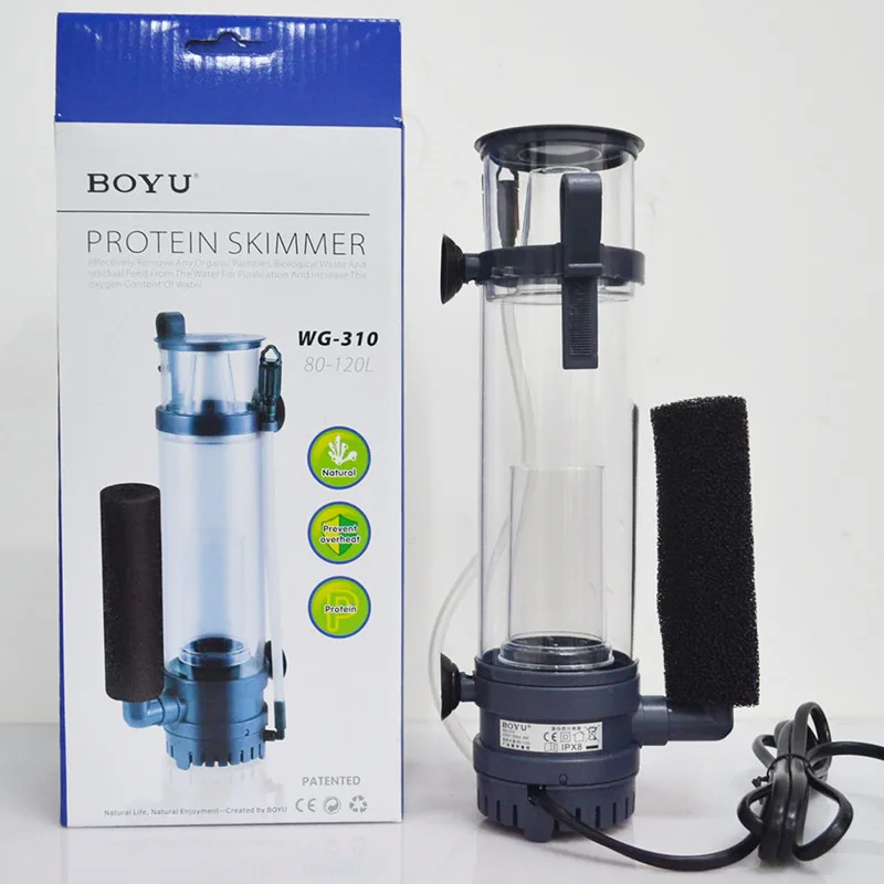 6W/8W BOYU Protein Skimmer Fil - огляд і ціна Marine Aquarium Aquascape